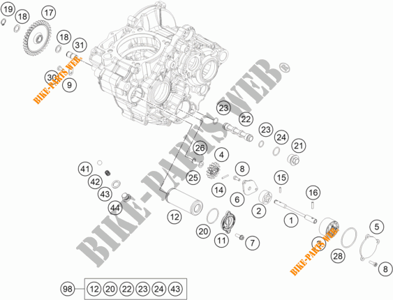 OLPUMPE für KTM 350 XC-F 2022