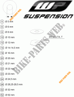 WP SHIMS FOR SETTING für KTM 350 EXC-F FACTORY EDITION 2022