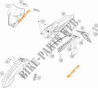 PLASTIK für KTM 350 EXC-F SIX DAYS 2023