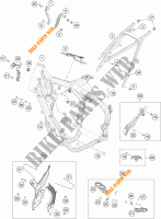 RAHMEN für KTM 350 EXC-F SIX DAYS 2023