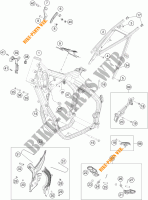 RAHMEN für KTM 500 EXC-F SIX DAYS 2023