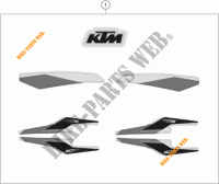AUFKLEBER für KTM 50 SX 2022