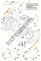MOTORGEHÄUSE für KTM 640 DUKE II LIME 2001