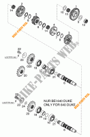 GETRIEBE VORGELEGEWELLE für KTM 640 DUKE II 2000