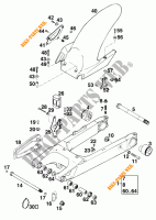 SCHWINGE für KTM 620 DUKE-E 1997