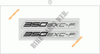 AUFKLEBER für KTM 350 EXC-F 2024