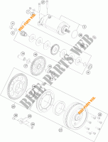 ANLASSER für KTM 1290 SUPER DUKE R orange 2023