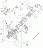 KÜHLSYSTEM für KTM 1290 SUPER DUKE R orange 2023