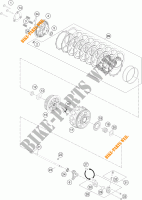 KUPPLUNG für KTM 1290 SUPER DUKE R orange 2023
