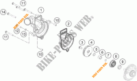WASSERPUMPE für KTM 1290 SUPER DUKE R orange 2023