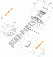 ZYLINDER für KTM 1290 SUPER DUKE R orange 2023