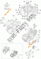 MOTORGEHÄUSE für KTM 1290 SUPER DUKE R EVO orange 2023