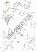 PLASTIK für KTM 690 DUKE R ABS 2013
