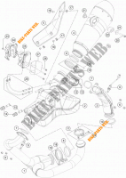 AUSPUFF für KTM 1290 SUPER DUKE GT ORANGE ABS 2016