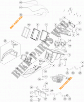 LUFTFILTER für KTM 1290 SUPER DUKE GT ORANGE ABS 2016