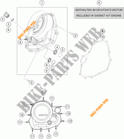 DECKEL KUPPLUNG für KTM 690 DUKE ORANGE ABS 2016