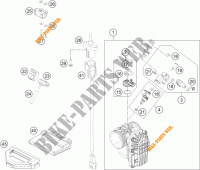 EINSPRITZANLAGE für KTM 690 DUKE ORANGE ABS 2016