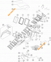 LUFTFILTER für KTM 1290 SUPER DUKE GT ORANGE ABS 2016