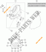 DECKEL KUPPLUNG für KTM 690 DUKE ORANGE ABS 2016