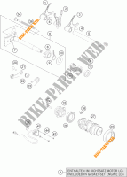 GETRIEBE SCHALT für KTM 690 DUKE WHITE ABS 2015