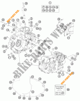 MOTORGEHÄUSE für KTM 690 DUKE WHITE ABS 2015