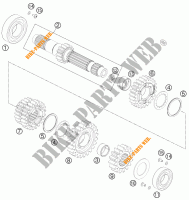 GETRIEBE HAUPTWELLE für KTM 690 DUKE BLACK ABS 2014