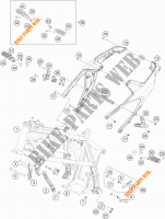 RAHMEN für KTM 690 DUKE WHITE ABS 2014
