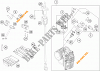 EINSPRITZANLAGE für KTM 690 DUKE WHITE ABS 2013