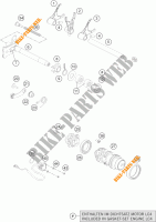 GETRIEBE SCHALT für KTM 690 DUKE WHITE ABS 2013