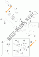 LENKER / STEUERUNG für KTM 690 DUKE WHITE ABS 2013