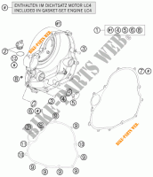 DECKEL KUPPLUNG für KTM 690 DUKE WHITE ABS 2013