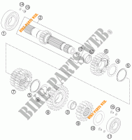 GETRIEBE HAUPTWELLE für KTM 690 DUKE BLACK ABS 2013