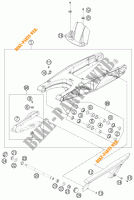 SCHWINGE für KTM 690 DUKE WHITE 2012