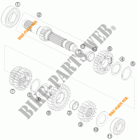 GETRIEBE HAUPTWELLE für KTM 690 DUKE BLACK 2009