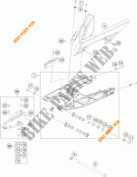 SCHWINGE für KTM 390 DUKE WHITE 2018