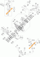 KÜHLSYSTEM für KTM 390 DUKE ORANGE 2018