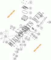 LUFTFILTER für KTM 390 DUKE ORANGE 2018
