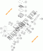 LUFTFILTER für KTM 390 DUKE WHITE 2018