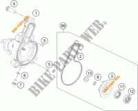 WASSERPUMPE für KTM 390 DUKE ORANGE 2018
