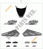 AUFKLEBER für KTM RC 250 R 2014