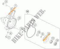 WASSERPUMPE für KTM 390 DUKE WHITE 2018