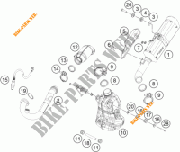 AUSPUFF für KTM 390 DUKE WHITE 2018