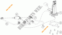 BENZINPUMPE für KTM 390 DUKE ORANGE 2018