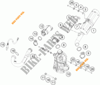 AUSPUFF für KTM 390 DUKE ORANGE 2018