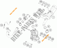 AUSPUFF für KTM 390 DUKE ORANGE 2017