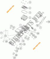 LUFTFILTER für KTM 390 DUKE ORANGE 2017
