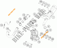 AUSPUFF für KTM 390 DUKE WHITE 2017