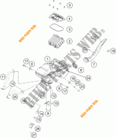 LUFTFILTER für KTM 390 DUKE WHITE 2017