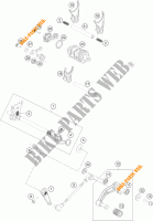 GETRIEBE SCHALT für KTM 390 DUKE ORANGE 2017