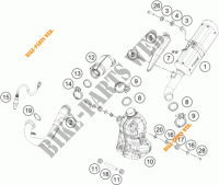AUSPUFF für KTM 390 DUKE ORANGE 2017